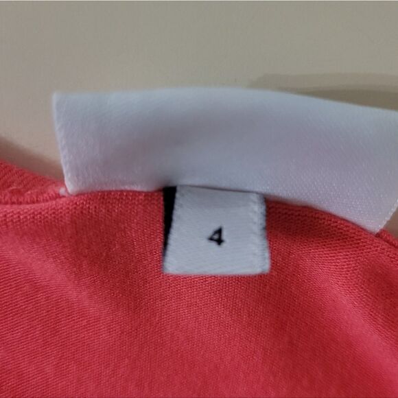 Lascana Beach Time Coral Sleeveless Surplice V-neck Tulip Hem Dress - Picture 4 of 15